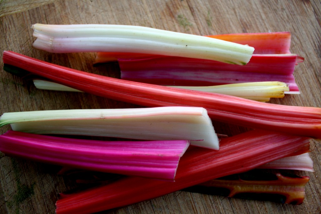 Chard stalks
