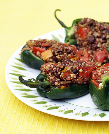 Poblanos & Quinoa