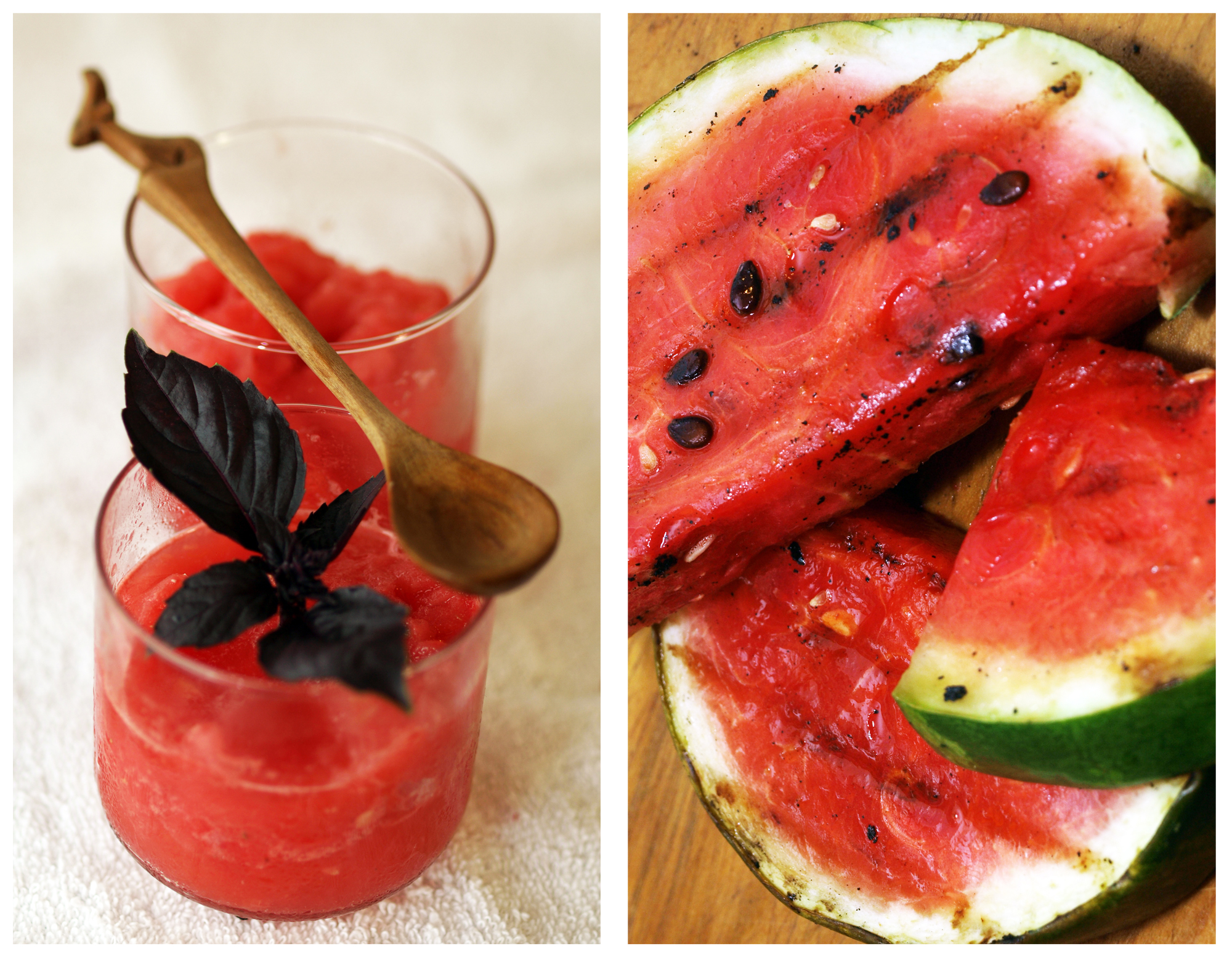Watermelon two ways: Frozen & Grilled