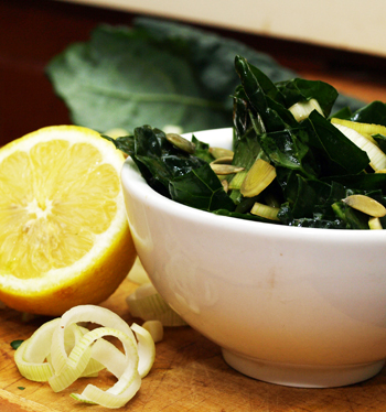 Lemon & Leek Kale Salad