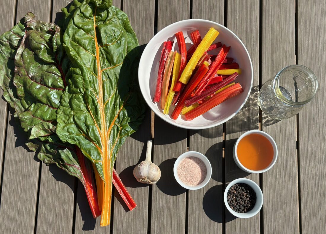 Pickled Swiss Chard 